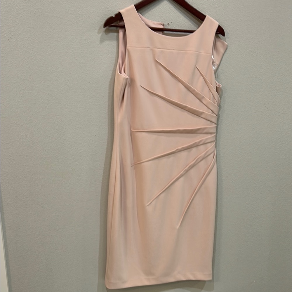 Calvin Klein Blush Pink Starburst Sheath Dress